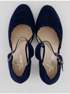 Trachtenschuhe in Blau