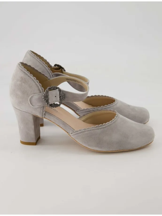 Trachtenschuhe in Grau