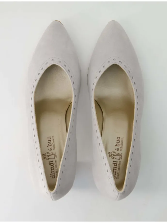 Trachtenschuhe in Grau