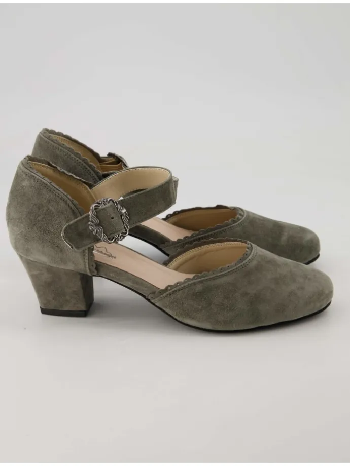 Trachtenschuhe in Grau