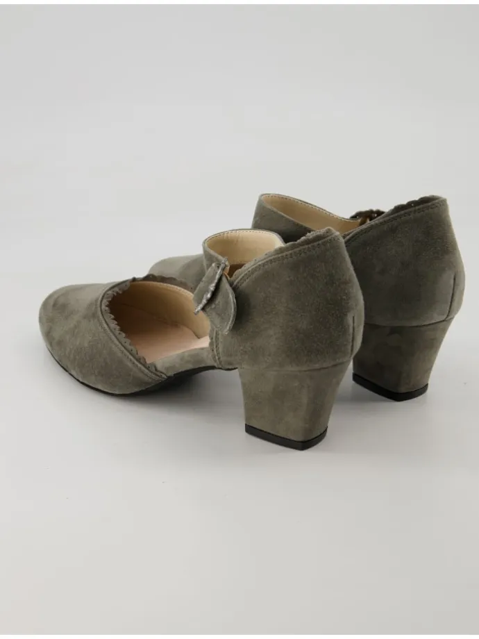 Trachtenschuhe in Grau