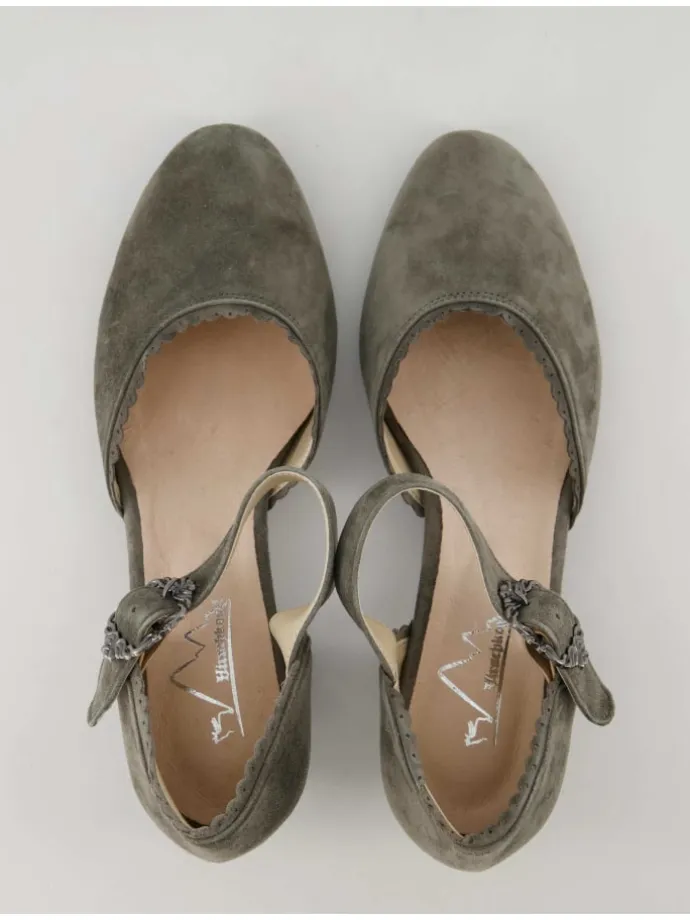 Trachtenschuhe in Grau