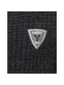 Trachtenstrickjacke Langarm Hugo in Anthrazit