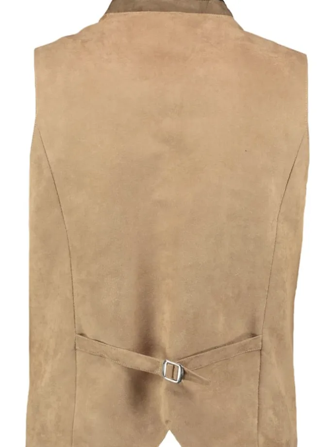 Trachtenweste Glayon in mittelbeige