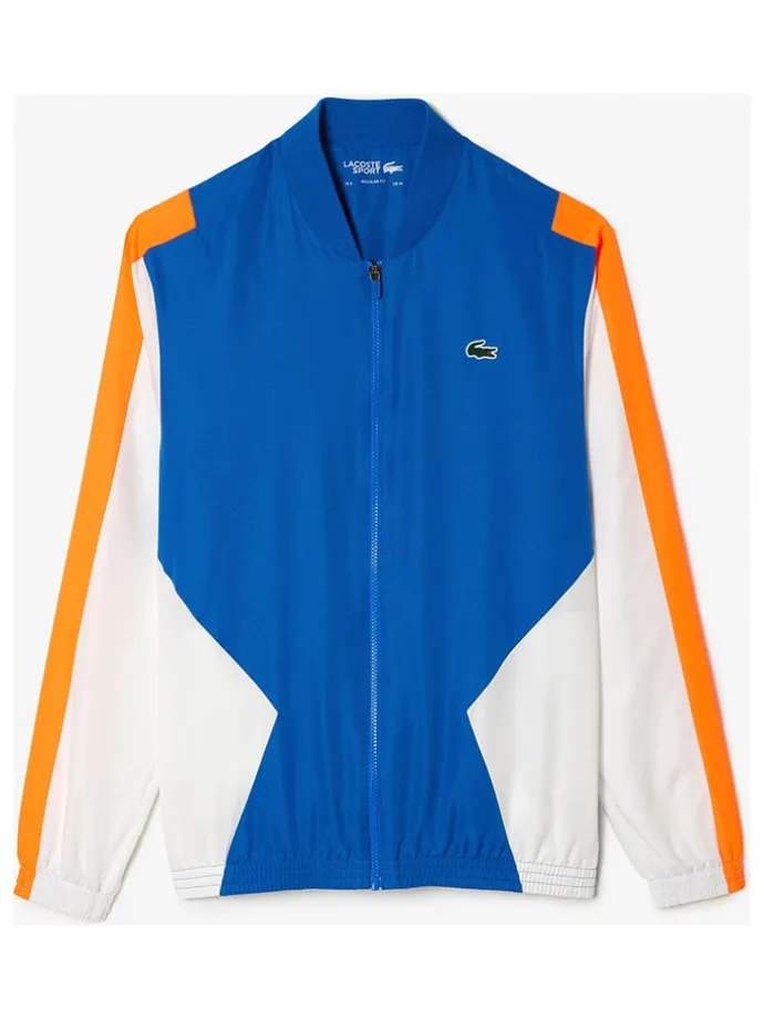 Trainingsanzug in Blau/ Weiß/ Orange