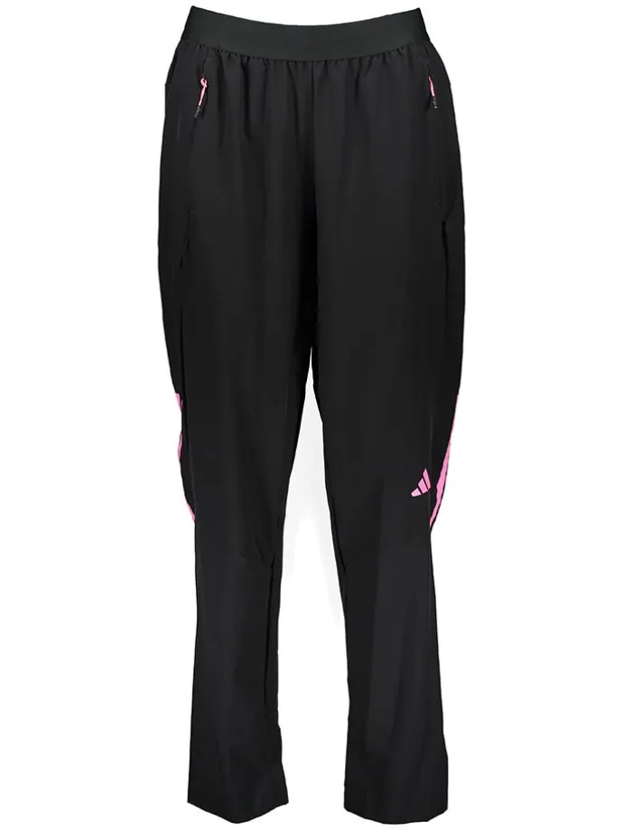 Trainingshose in Schwarz/ Rosa