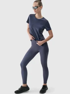 Trainingsleggings in Dunkelblau