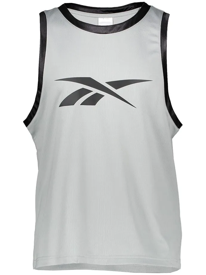 Trainingsshirt "Basketball" in Grau/ Schwarz