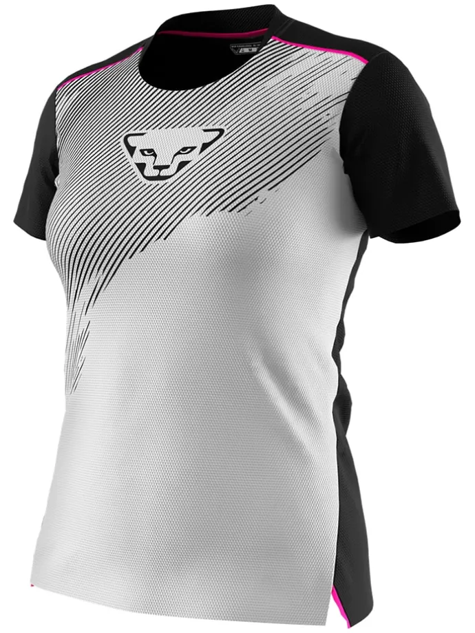 Trainingsshirt "DNA" in Weiß/ Schwarz