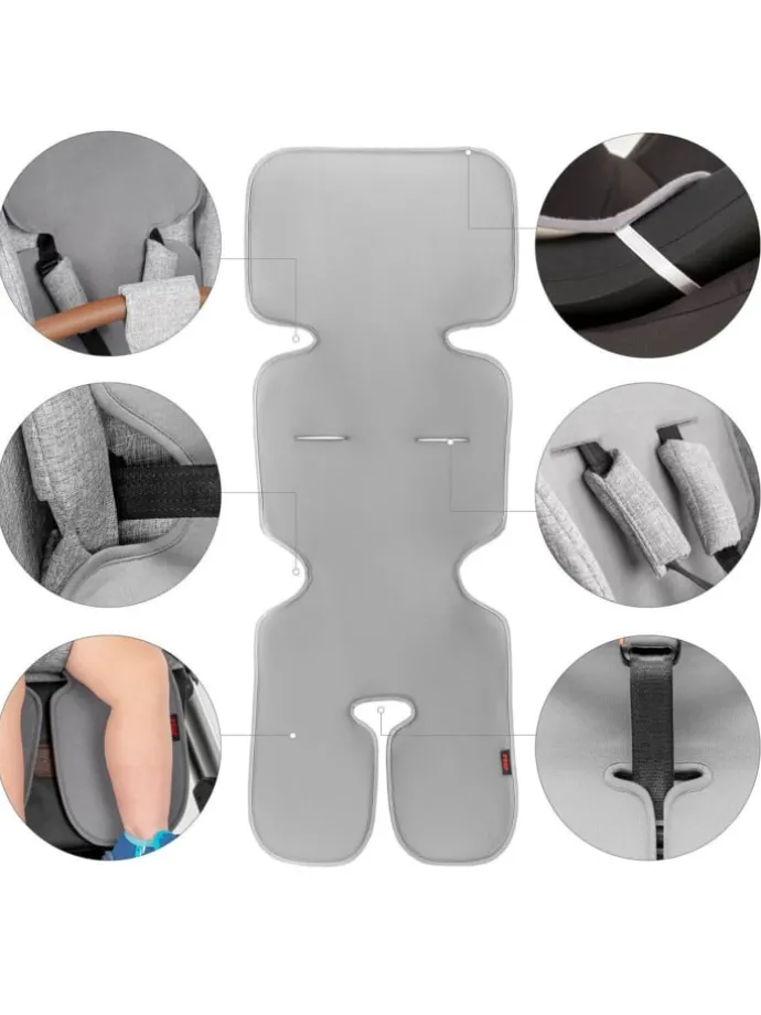 TravelKid Breeze Sitzauflage in Grau ab 0 Monate