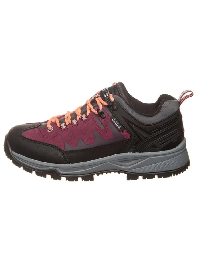 Trekkingschuhe in Schwarz/ Lila