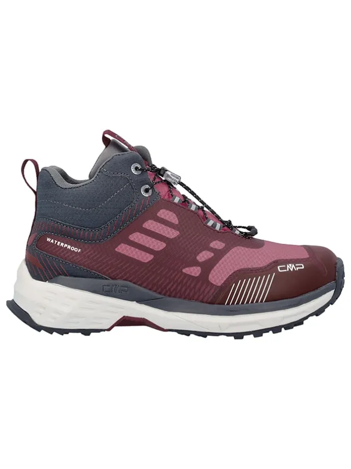 Trekkingschuhe "Pohlarys" in Grau/ Bordeaux