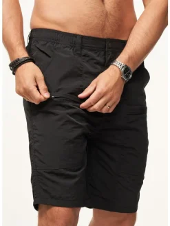 Trekkingshorts - aus 100% Nylon - Leichte Trekkingshorts für Herren in Black