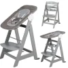 Treppenhochstuhl 'Born Up' Set 2in1 - 'Miffy' - mit Liegefunktion - Taupe