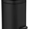 Treteimer in Schwarz - 5 l