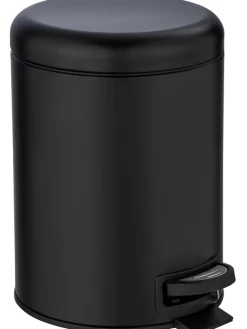 Treteimer in Schwarz - 5 l