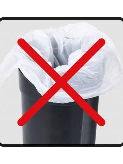 Treteimer in Schwarz - 5 l
