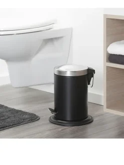Treteimer in Schwarz  - 3 l