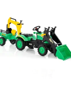 Trettraktor Kinder Elektroauto 3-6 Jahre in Grün