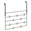 Türgarderobe in Schwarz/ Natur