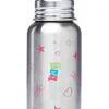 Trinkflasche in Grau/ Pink - 500 ml