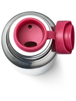 Trinkflasche in Grau/ Pink - 500 ml