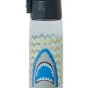 Trinkflasche in Schwarz/ Hellblau - 500 ml