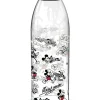 Trinkflasche "Mickey Mouse Vintage" in Transparent/ Grau - 980 ml