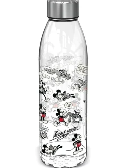 Trinkflasche "Mickey Mouse Vintage" in Transparent/ Grau - 980 ml