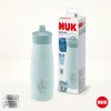 Trinkflasche "Mini-Me Flip Cup Globus" in Hellblau - 450 ml