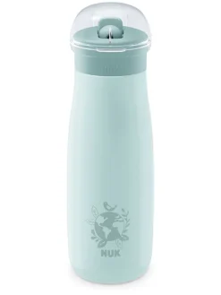 Trinkflasche "Mini-Me Flip Cup Globus" in Hellblau - 450 ml