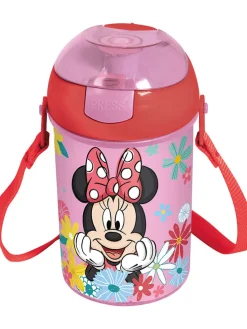 Trinkflasche "Minnie Mouse" in Pink/ Bunt - 450 ml