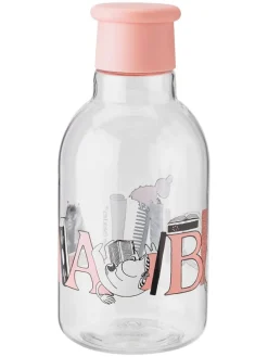 Trinkflasche ''Moomin ABC'' in Rosa - 500 ml