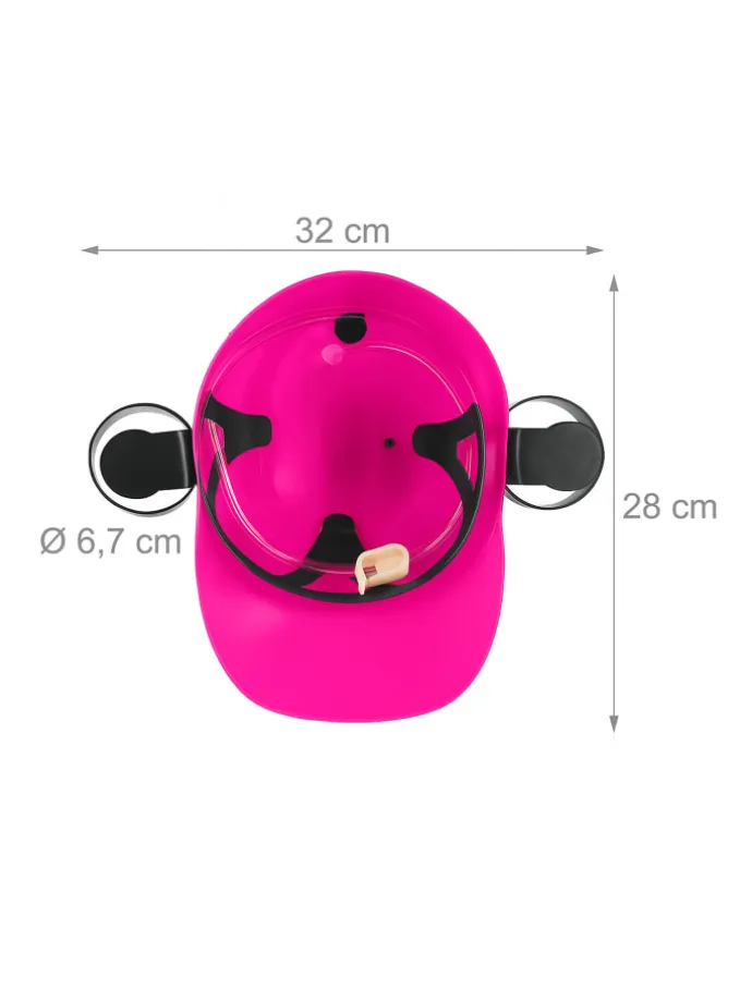Trinkhelm in Rosa