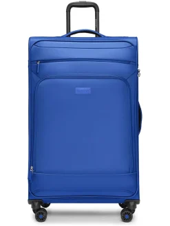 Trolley "Kos" in Dunkelblau - (B)50 x (H)80 x (T)31 cm