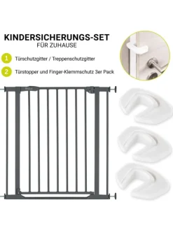 Türschutzgitter / Treppenschutzgitter Clear in grau