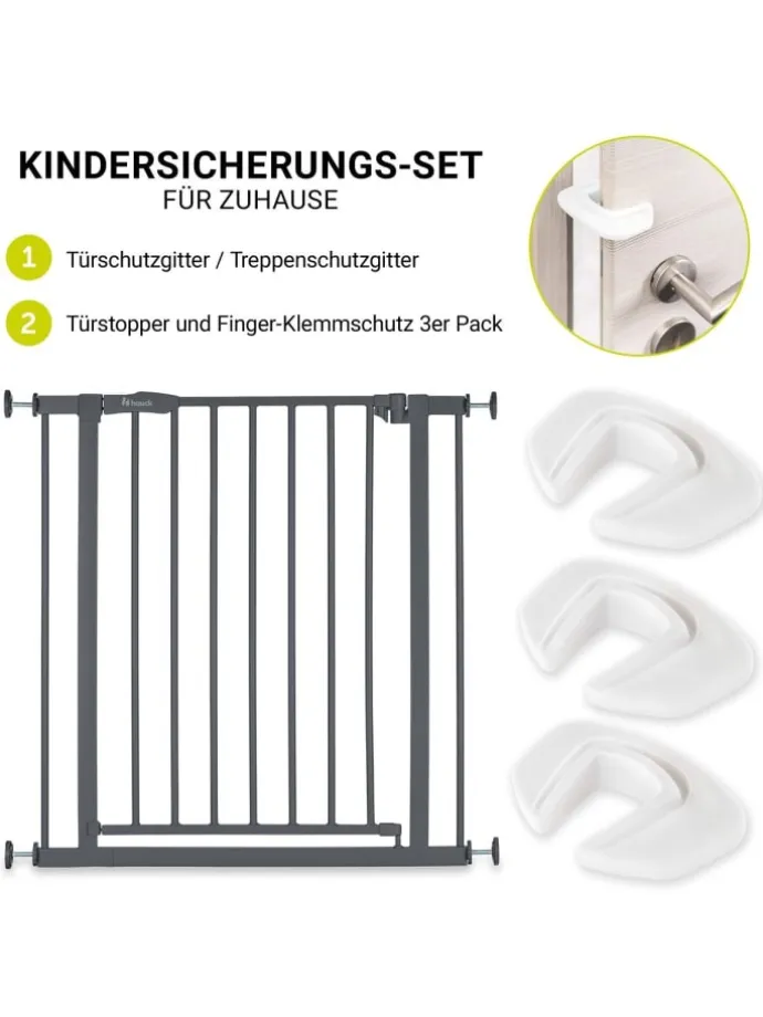 Türschutzgitter / Treppenschutzgitter Open in grau