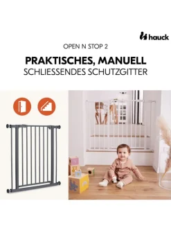Türschutzgitter / Treppenschutzgitter Open in grau