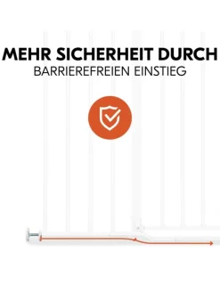 Türschutzgitter / Treppenschutzgitter Clear in weiss