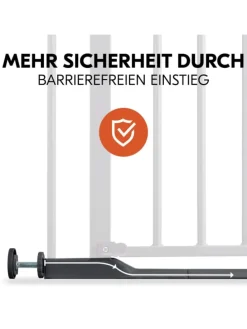 Türschutzgitter / Treppenschutzgitter Clear in grau