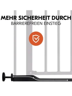 Türschutzgitter / Treppenschutzgitter Clear in schwarz