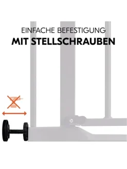 Türschutzgitter / Treppenschutzgitter Clear in schwarz