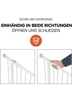 Türschutzgitter / Treppenschutzgitter Open in weiss