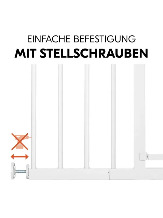 Türschutzgitter / Treppenschutzgitter Open in weiss