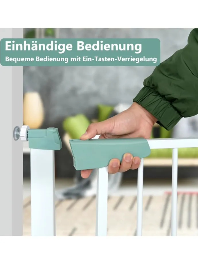 Türschutzgitter in Weiß