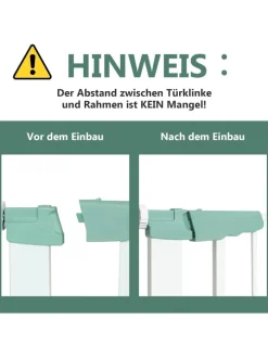 Türschutzgitter in Weiß