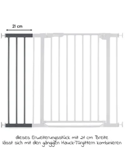 Türschutzgitter Verlängerung Safety Gate in grau