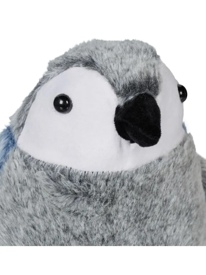 Türstopper "Pinguin" in Grau/ Blau