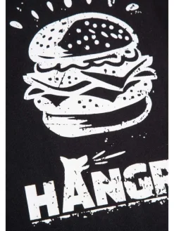 T-shirt aus Baumwolle mit kurzen Ärmeln in schwarz