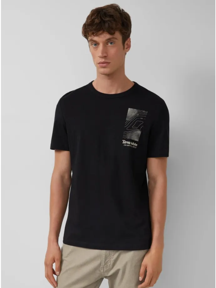 T-Shirt in 99D2_schwarz
